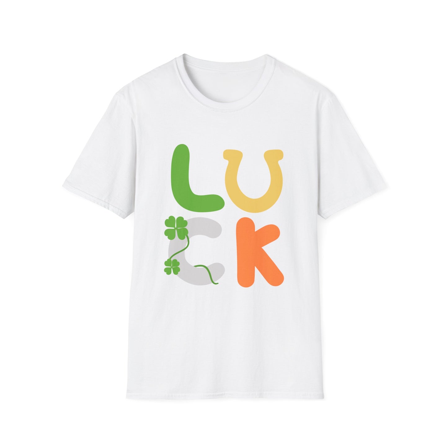 a white t - shirt with the word luk on it