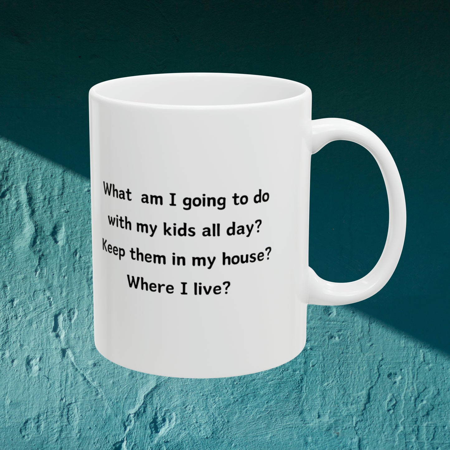 Kids in my house personalized coffee mugs 