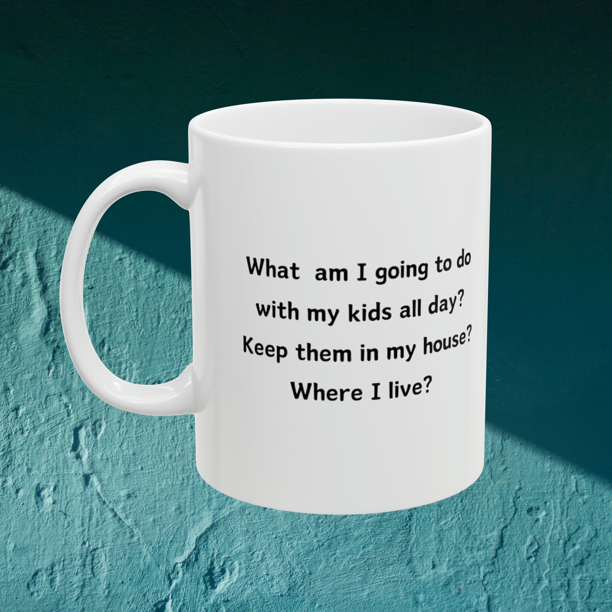 Kids in my house personalized coffee mugs 